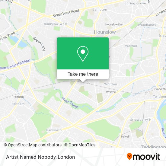 Artist Named Nobody map