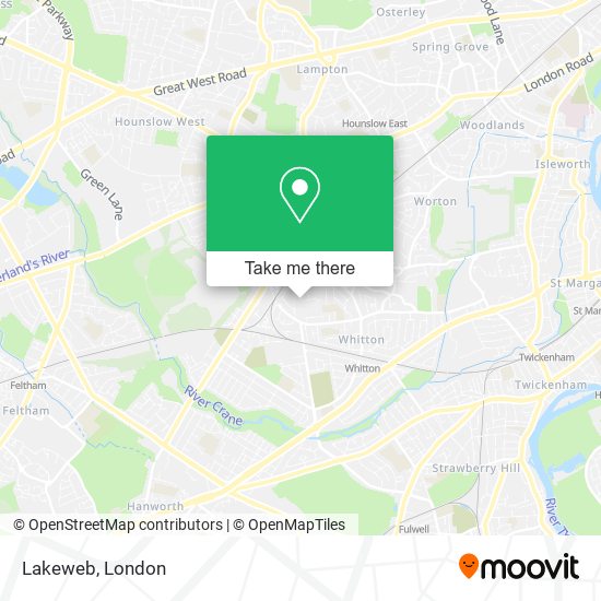 Lakeweb map