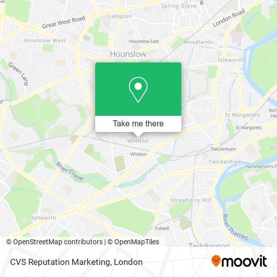 CVS Reputation Marketing map