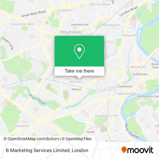 B Marketing Services Limited map