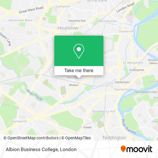 Albion Business College map