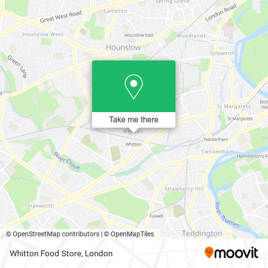 Whitton Food Store map