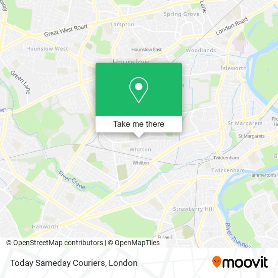 Today Sameday Couriers map