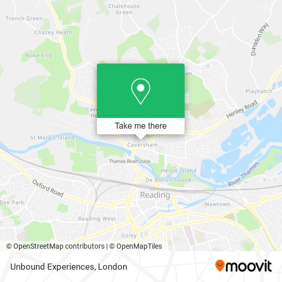 Unbound Experiences map