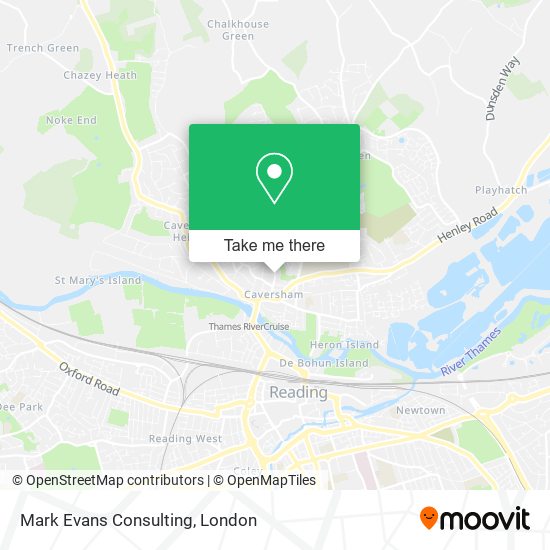 Mark Evans Consulting map
