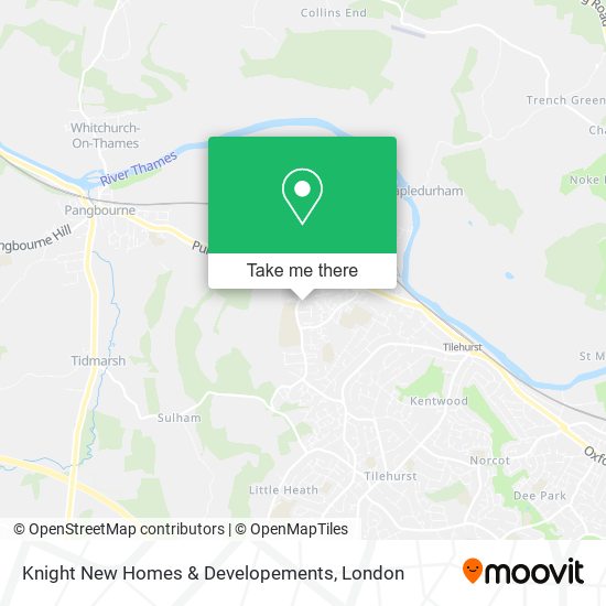 Knight New Homes & Developements map