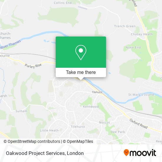 Oakwood Project Services map