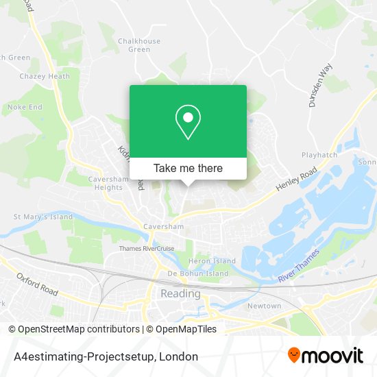 A4estimating-Projectsetup map