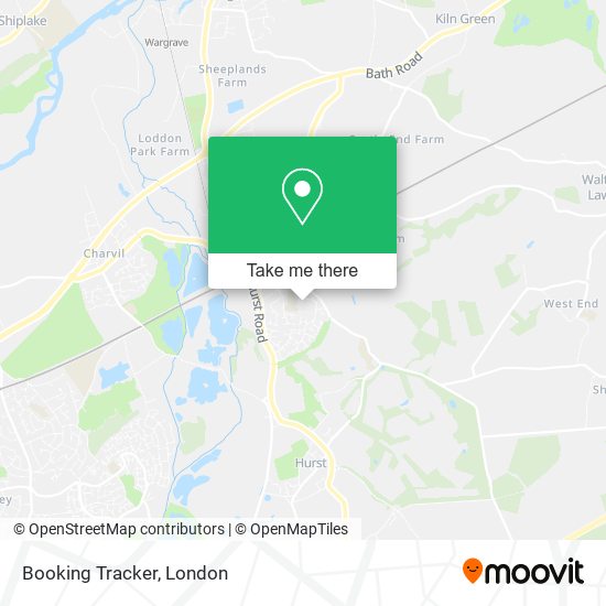 Booking Tracker map