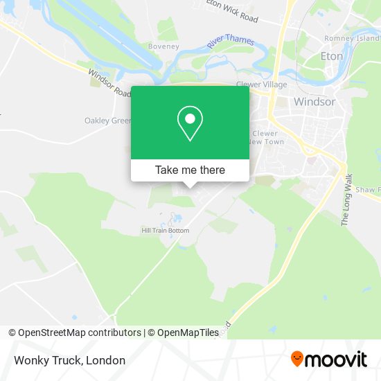 Wonky Truck map