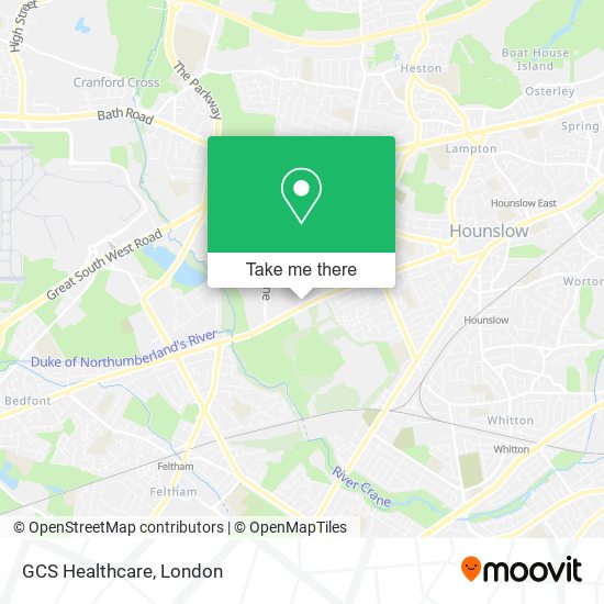 GCS Healthcare map