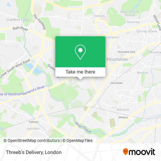 Threeb's Delivery map