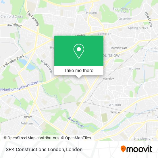 SRK Constructions London map