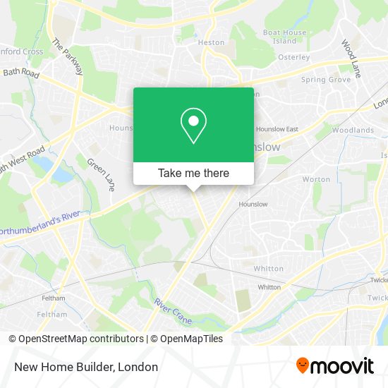 New Home Builder map