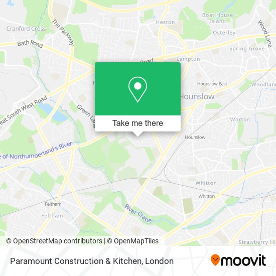 Paramount Construction & Kitchen map
