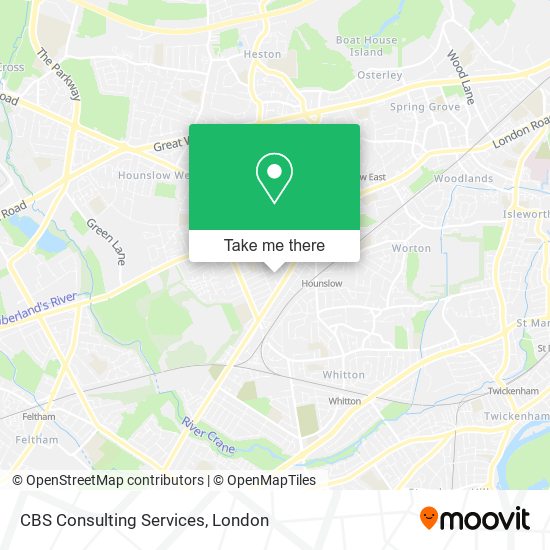 CBS Consulting Services map