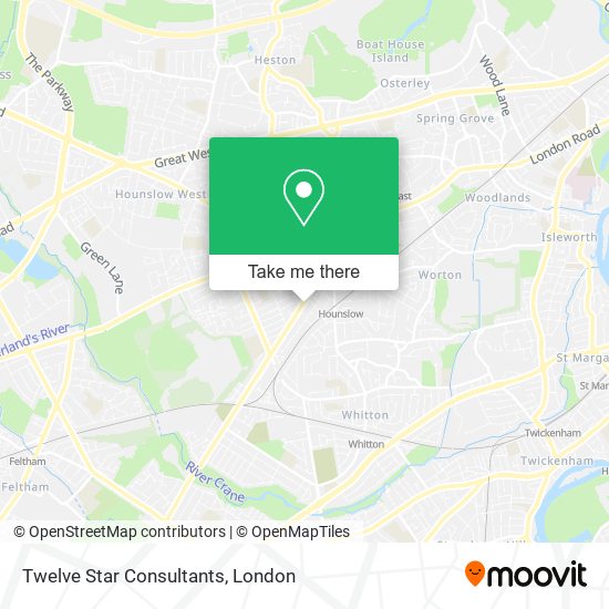 Twelve Star Consultants map