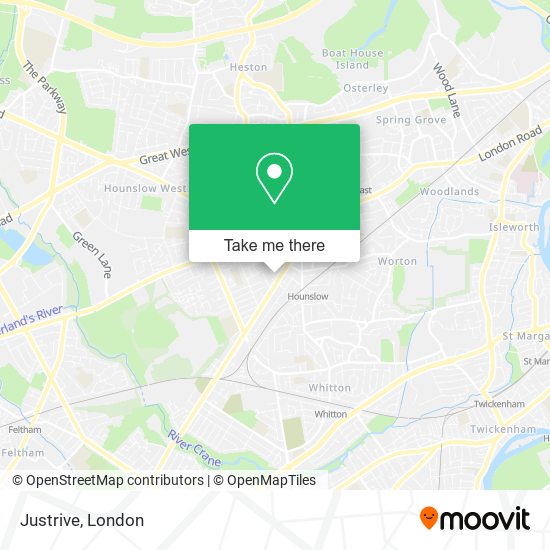 Justrive map
