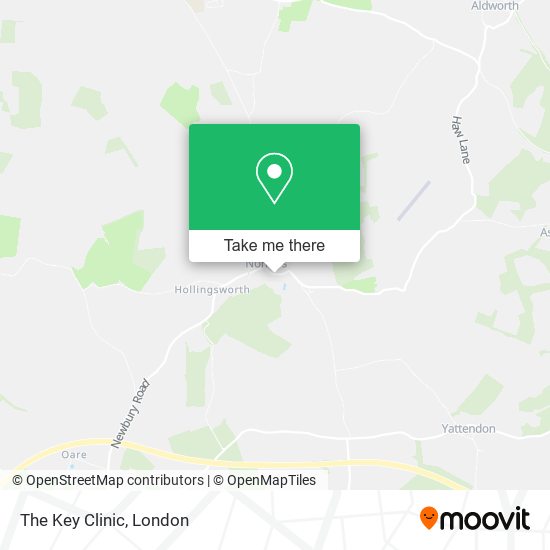 The Key Clinic map