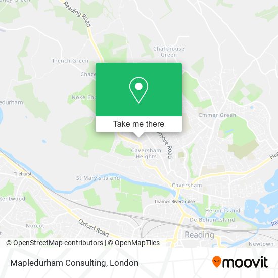 Mapledurham Consulting map
