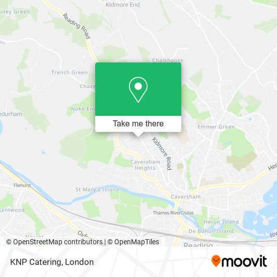 KNP Catering map