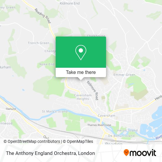 The Anthony England Orchestra map