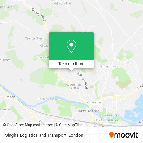 Singh's Logistics and Transport map