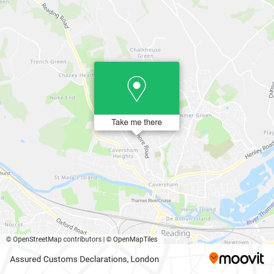 Assured Customs Declarations map
