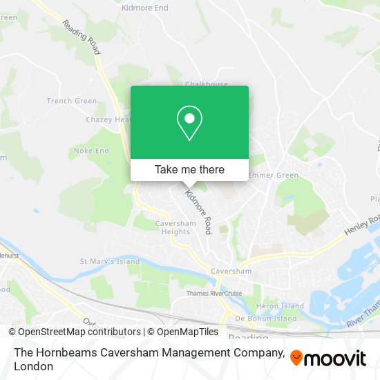 The Hornbeams Caversham Management Company map