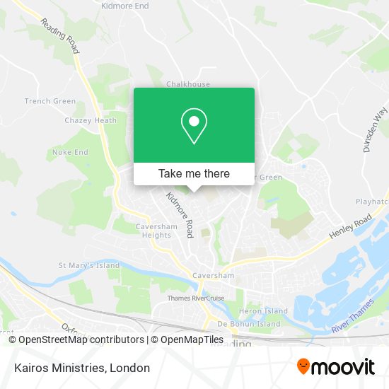 Kairos Ministries map