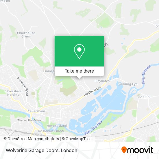 Wolverine Garage Doors map