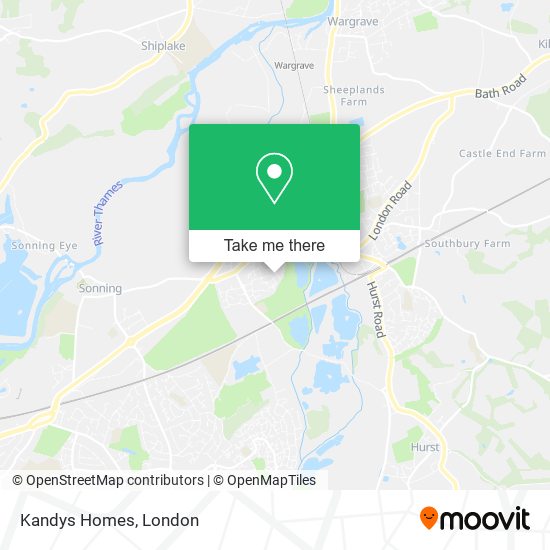 Kandys Homes map