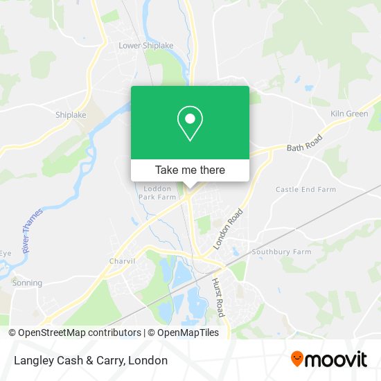Langley Cash & Carry map
