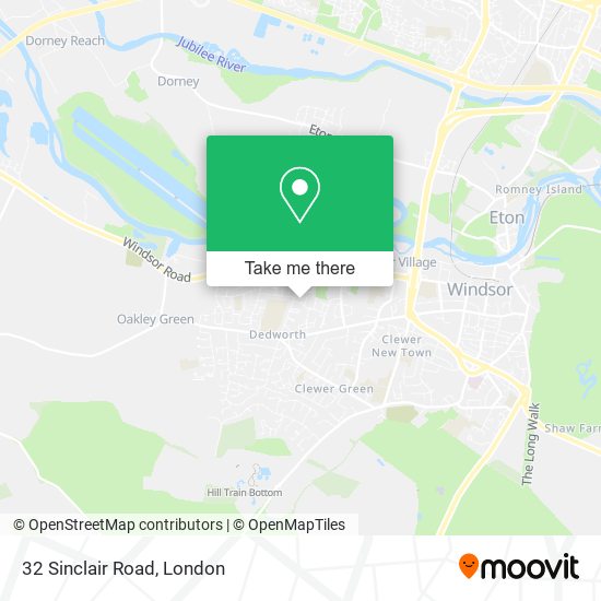 32 Sinclair Road map