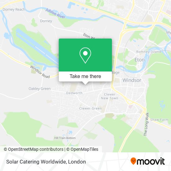 Solar Catering Worldwide map