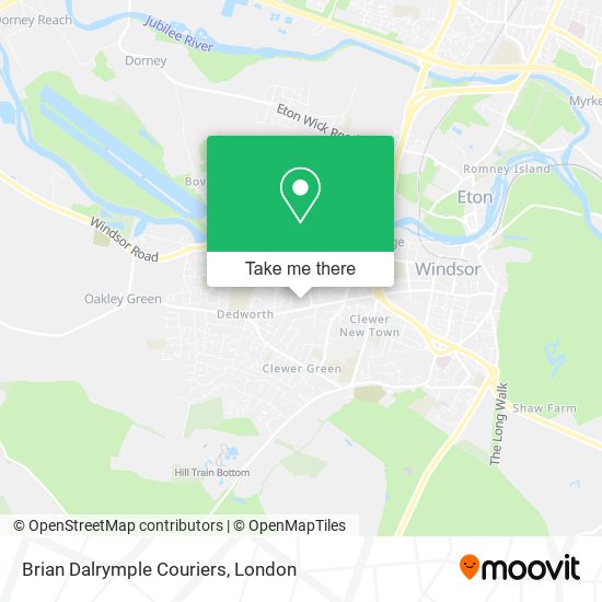 Brian Dalrymple Couriers map