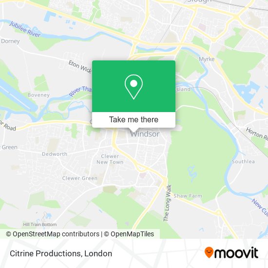 Citrine Productions map