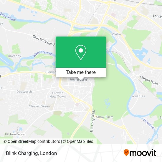 Blink Charging map