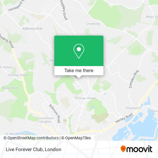 Live Forever Club map