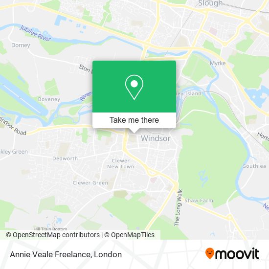 Annie Veale Freelance map