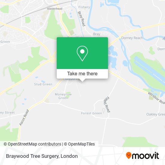 Braywood Tree Surgery map