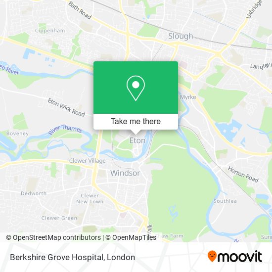 Berkshire Grove Hospital map