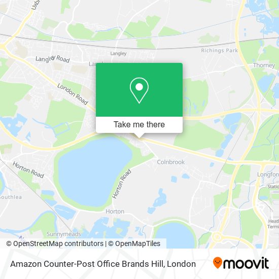 Amazon Counter-Post Office Brands Hill map