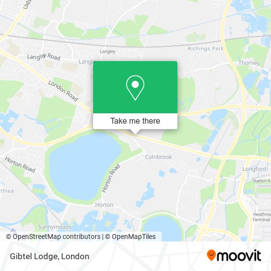 Gibtel Lodge map
