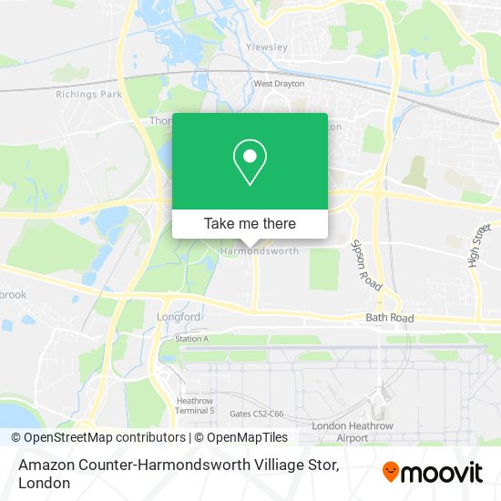 Amazon Counter-Harmondsworth Villiage Stor map