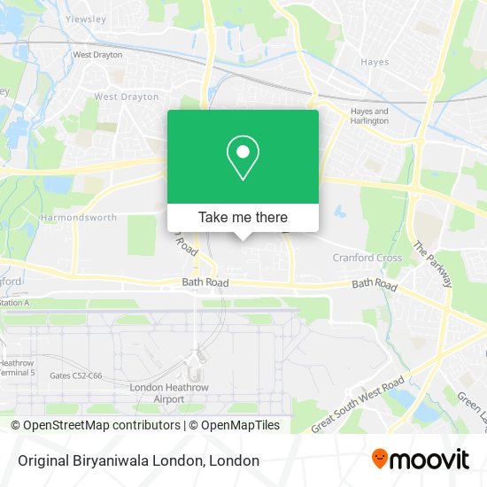 Original Biryaniwala London map
