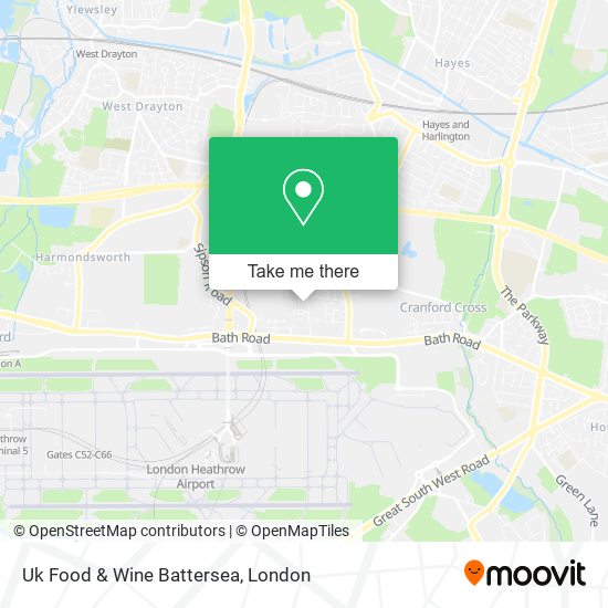 Uk Food & Wine Battersea map