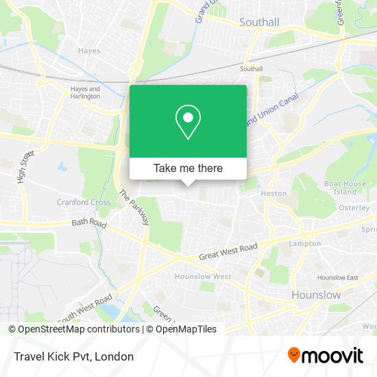 Travel Kick Pvt map