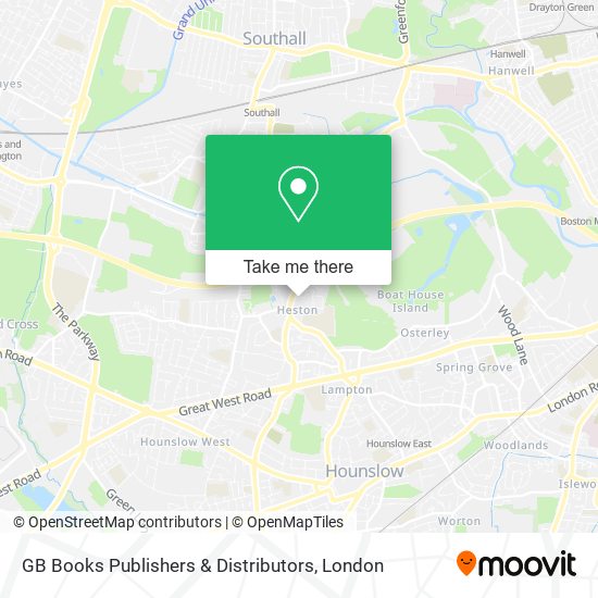 GB Books Publishers & Distributors map