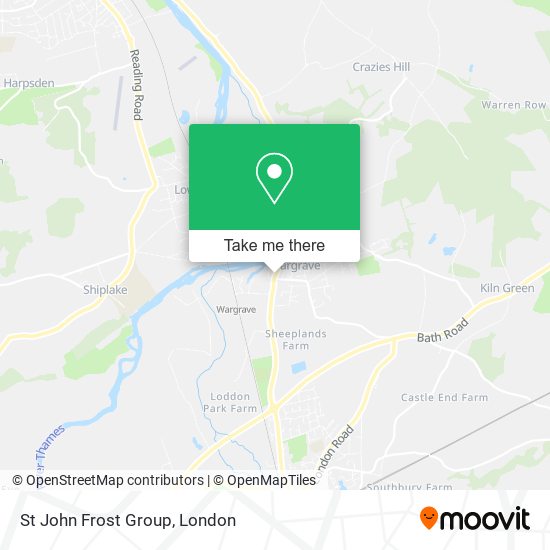 St John Frost Group map
